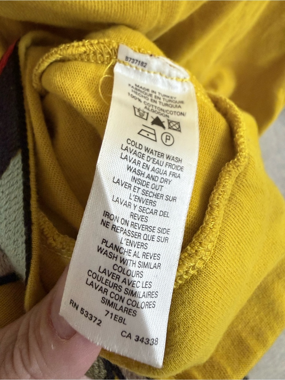 French Connection Mustard Yellow Graphic embroidered Tank Dress size 0 - Picture 10 of 11